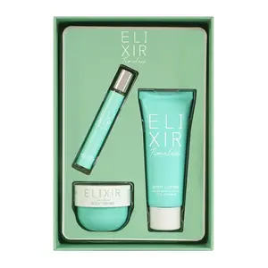 Elixir Timeless Set of Perfume Eau De Parfum 8Ml/0.27fl.oz., Body Cream 30g/1.06fl.oz., and Body Lotion 50Ml/1.7fl.oz. for Women