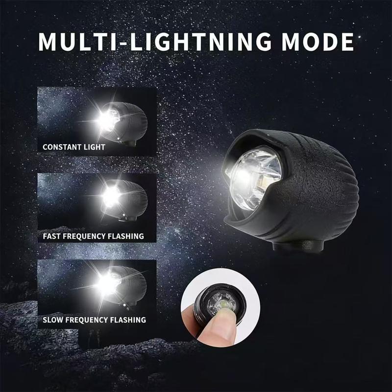 4Pcs LED Shoe Light, Cute Flashlight Croc Charms Attachment Accessories, Croc Lights with 3 Lighting Modes, Croc Headlights for Night Cycling, Camping, Walking & Dog Walking