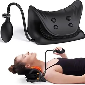C-type Airbag Cervical Massager, Adjustable Height Cervical Massage Tool, Manual Massage Tool for Home & Travel, Cervical Care Pillow