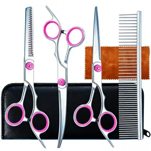PURR LAB ‌   Professional Pet Styling Scissors – Sharp Stainless Steel Dog Grooming Shears ‌