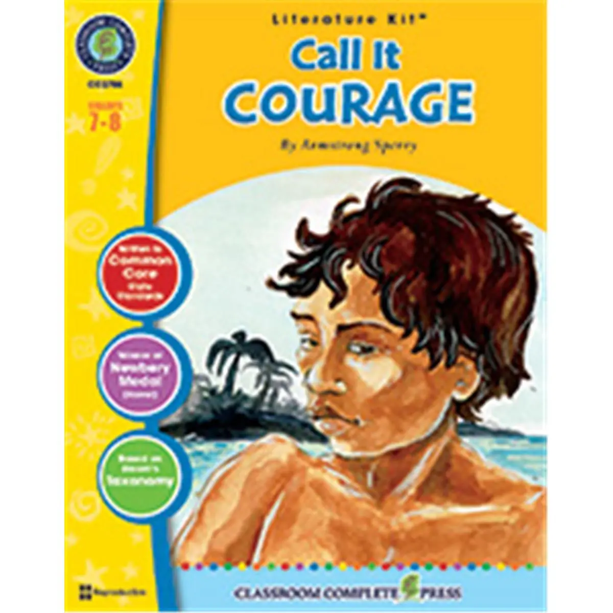 212 MAIN Call It Courage Art-Infused Literature Kit - Gr. 7-8 Education Textbook, Life Novel Book
