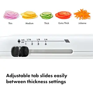 Precision Handheld Mandoline, Mandoline Slicer, Adjustable Thickness Vegetable Slicer for Everyday Prep