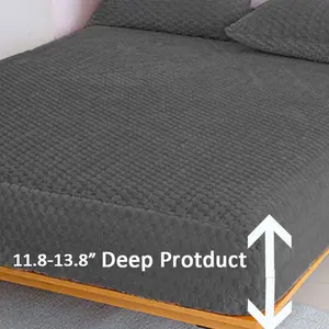 King Queen Size Bedding Set, Soft Breathable Fabric, Multiple Colors Available, Includes Sheet & Pillowcases, Breathable Durable Sheets