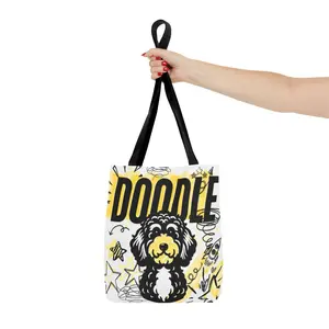 Must-have Labradoodle Tote Bag | Retro Sketch Art | Fun Vintage Doodle Art Style