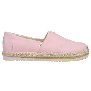 TOMS Womens Alpargata Rope Espadrille Slip On Flats Casual - Pink