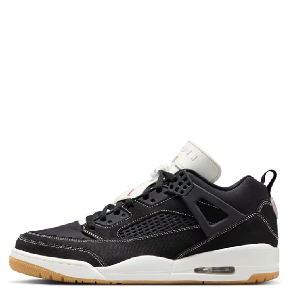 Men's Jordan Spizike Low Black/Sail-University Red