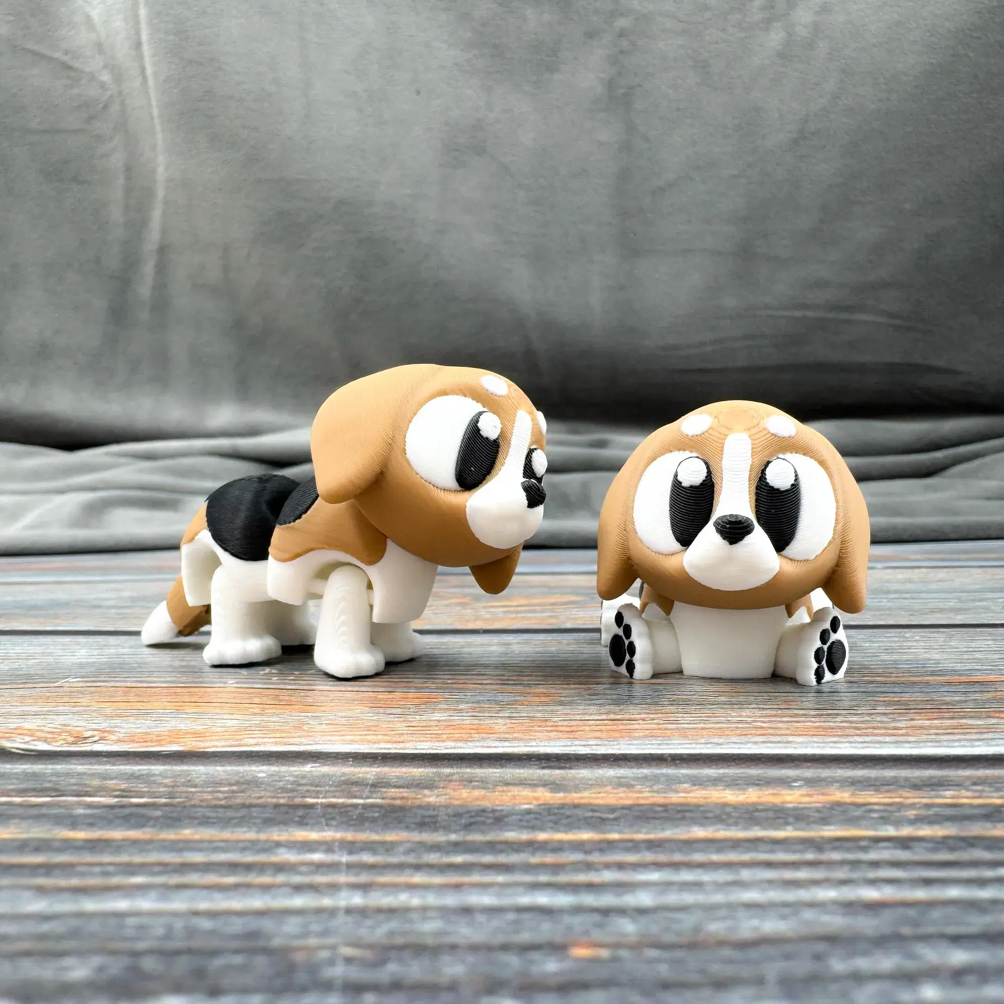 Beagle Articulated 3D Printed Fidget Figure