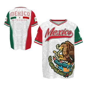 2026 Mexico 3D Soccer Jersey, Eagle Crest Aztec Pattern, Tricolor Fan Shirt, Gift for Soccer Lover and Player, Game Day Outfit