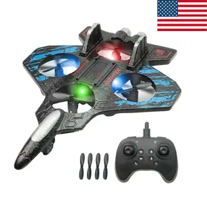 Raptor Fighter Aircraft F-22 Mini Jet EO-22 Remote Control Helicopter with 360° Air Roll, Automatic Altitude Hold, Low Battery Warning, 7 Minutes Flight Time, RC Stunt Plane for Kids & Adults Gifts for kids