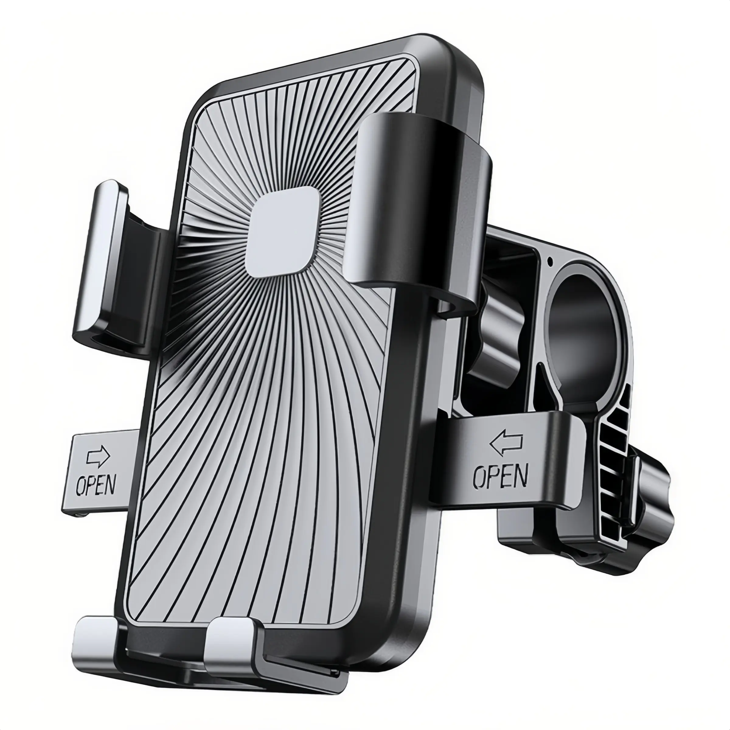 Bike Phone Mount Holder, Cell Phone Mount Bracket for 4"-7" Phones, Universal for Bicycle Motorcycle Electric Scooter ATV 1" Diameter Handlebar Mount