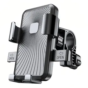 Bike Phone Mount Holder, Cell Phone Mount Bracket for 4"-7" Phones, Universal for Bicycle Motorcycle Electric Scooter ATV 1" Diameter Handlebar Mount