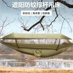 Hammock * Outdoor double anti-rollover * Swing mosquito net awning Durable Hammock Hammock With Mosquito Net