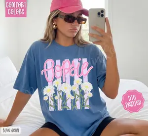 Oopsie Daisy Shirt Comfort Colors, Trendy Women's Summer Crop, Comfort Colors Tank Tops