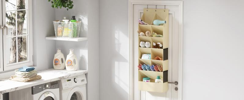 Lifewit Over the Door Shoe Organizers, Hanging Shoe Rack with 11 Pockets, 5 Layers Shoe Holder for Closet Door Storage