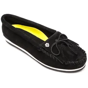 Minnetonka Women's Wide Width Moccasin Flats