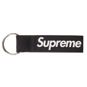 Supreme Webbing Keychain Black by StockX
