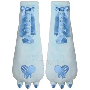 Kawaii Japanese Harajuku Pastel Winter Bear Claw Paw Sleeves [MOEFLAVOR x Gloomy Bear]