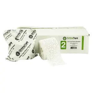 OrthoTape Plaster Bandage | Plaster of Paris gauze wrap |2 INCH X 5 YRD|-12ROLLS