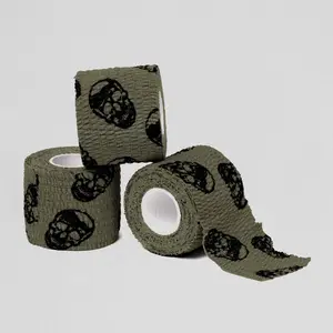 Gymreapers Skull Tape - OD Green - Heavy Duty 3-Pack 2" Adhesive Tape for Hand Protection