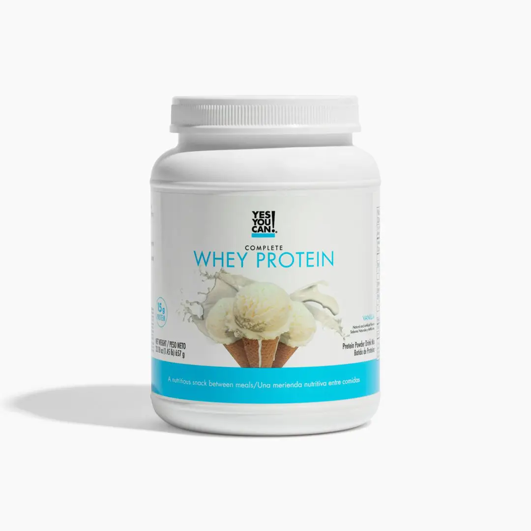 Yes You Can! Whey Protein Powder, High Protein, Gluten-Free Snack Enriched with Iron and Vitamin D