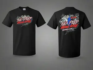 Official No Prep Racing Black T - Shirt