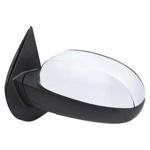 2007-2013 Chevrolet Silverado GMC Sierra Chrome Power Adjustable, Auto-Fold & Heated Side Mirror w/ LED Puddle and Turn Signal Light - Driver Side Only