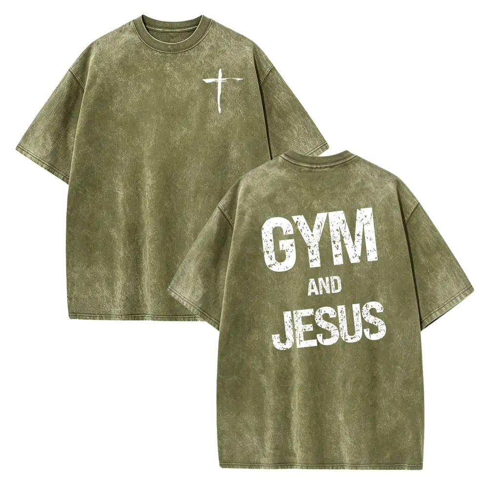 Washed T-shirt-Green