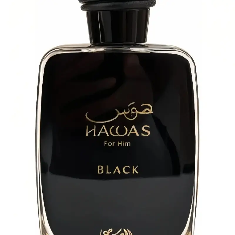Hawas Black for Men Eau de Parfum Spray, 3.4 Ounce Hawas Ice