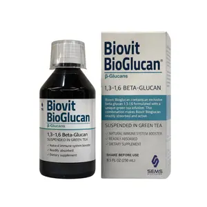 Relevant Nutrition - Biovit BioGlucan - Liquid Supplement with exclusive Beta-Glucan 1,3/1,6 + Green Tea 250 mL – Immune System Support