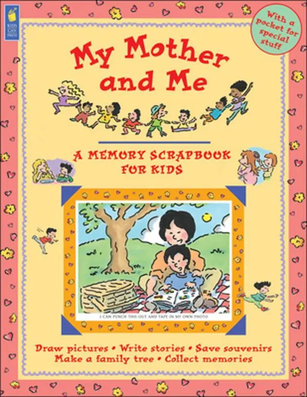Used "My Mother and Me" Kids' Memory Scrapbook by Jane Drake - Paperback, Mother's Day Family Gift, Draw Pictures, Collect Memories, 0.35 lb