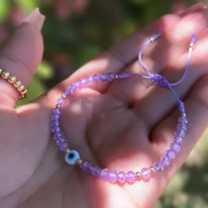 Lilac ojito bracelet