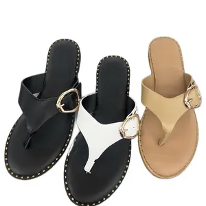 WOMENS FLIP FLOP WITH BUCKLE DETAIL RICI-03