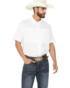 Ariat Men's Men'S Venttek Solid Short Sleeve Button-Down Western Shirt - 10034962