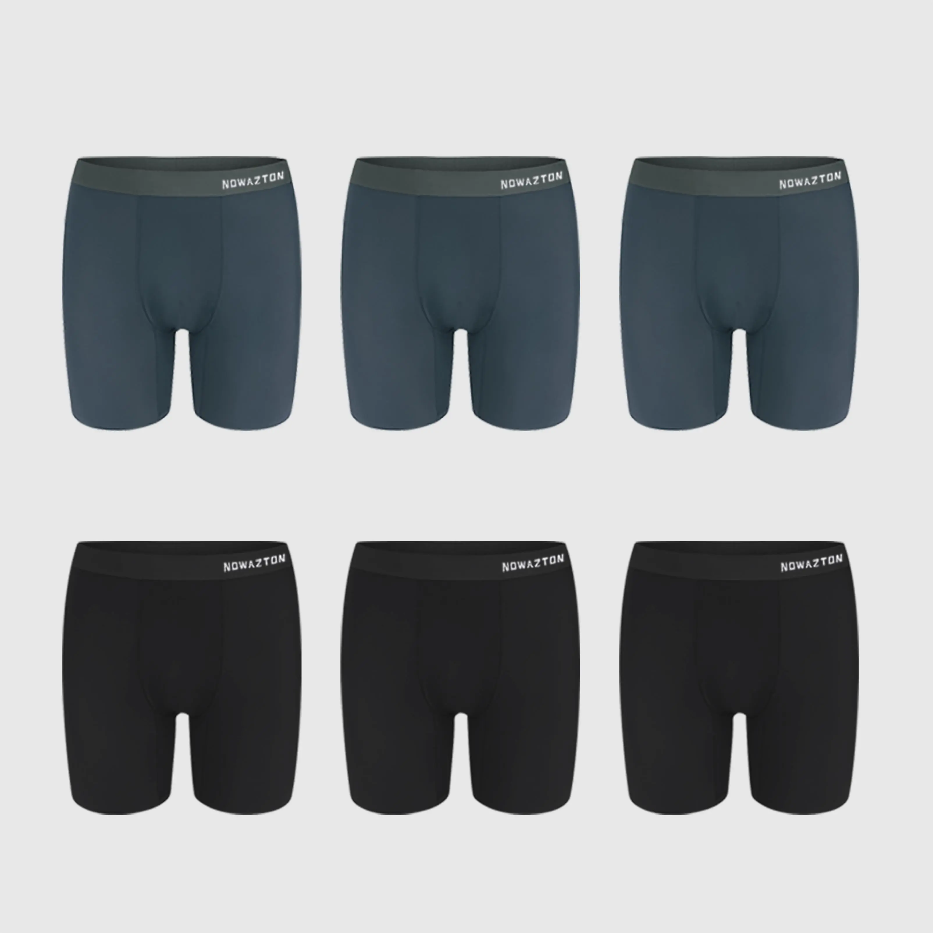 3 Black + 3 Blue Green