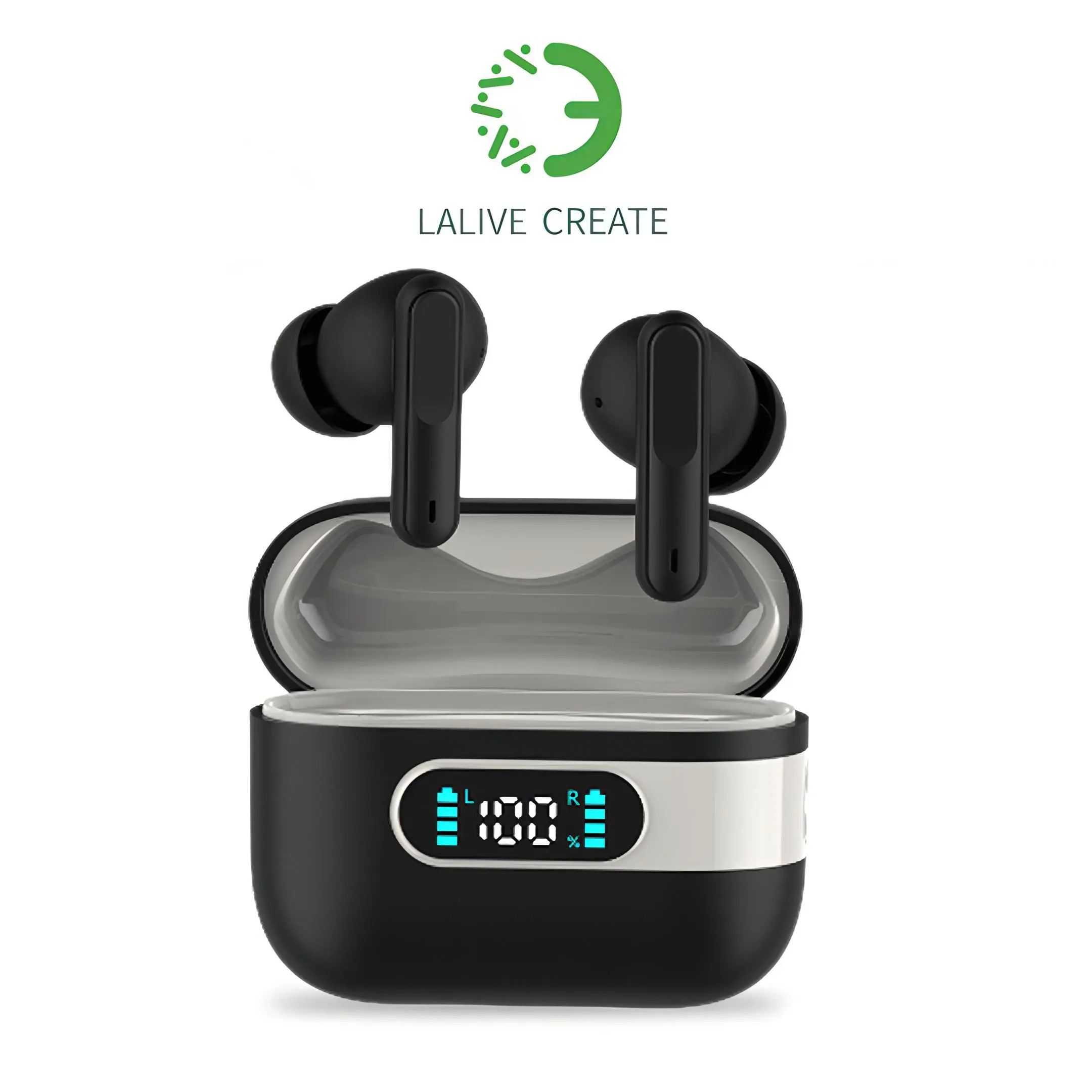 U10E Wireless Sport Earbuds TWS Bluetooth 5.0 LED Display Earphone Headset Headphone HIFI Stereo Audio Charging Automatic  Microphone Mobile Game Digital