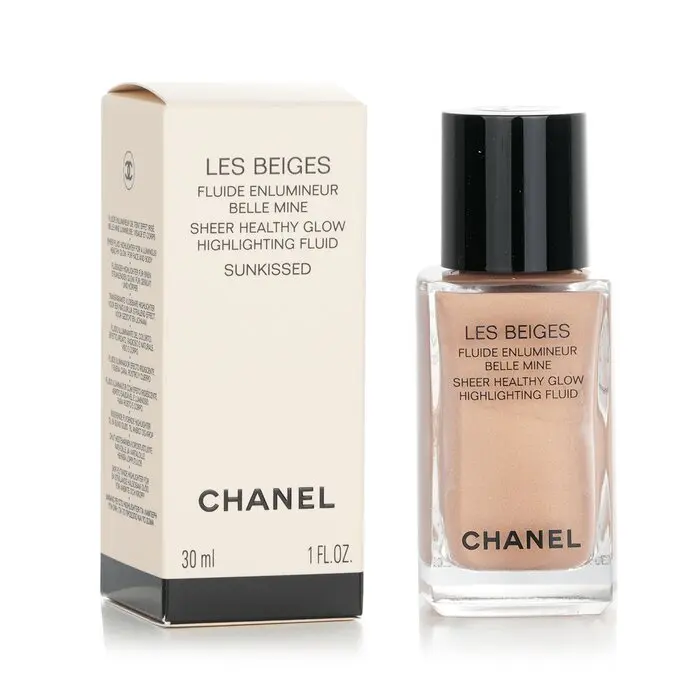 CHANEL Les Beiges Sheer Healthy Glow Highlighting Fluid, Sunkissed Shade, 30ml/1oz