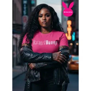 Ravaged Bunny Pink T-Shirt  (100% Cotton | Soft Tees)