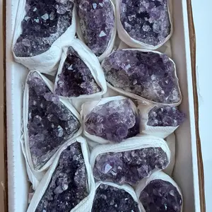 One amethyst cluster