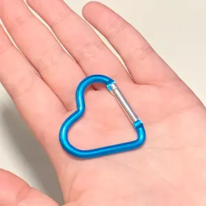 Blue Heart Carabiner