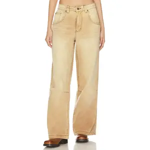 Jaded London Colossus Baggy Jeans in Sand