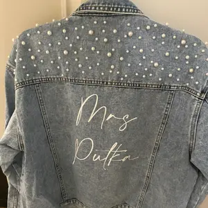 Bride Pearl Jean Jacket