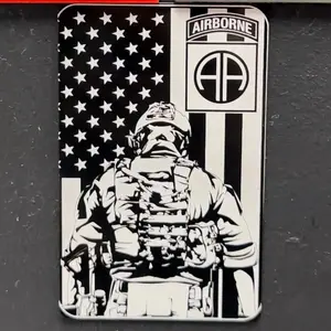 82nd Airborne Operator Flag fridge Magnet