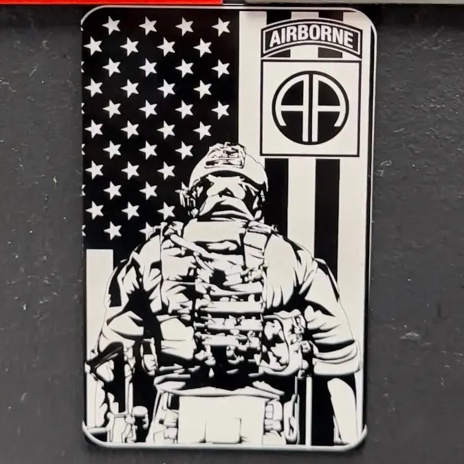 82nd Airborne Operator Flag fridge Magnet