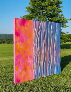Chromatic Kaleidoscope: Dynamic Dimensions of Light and Form (Textured Art)