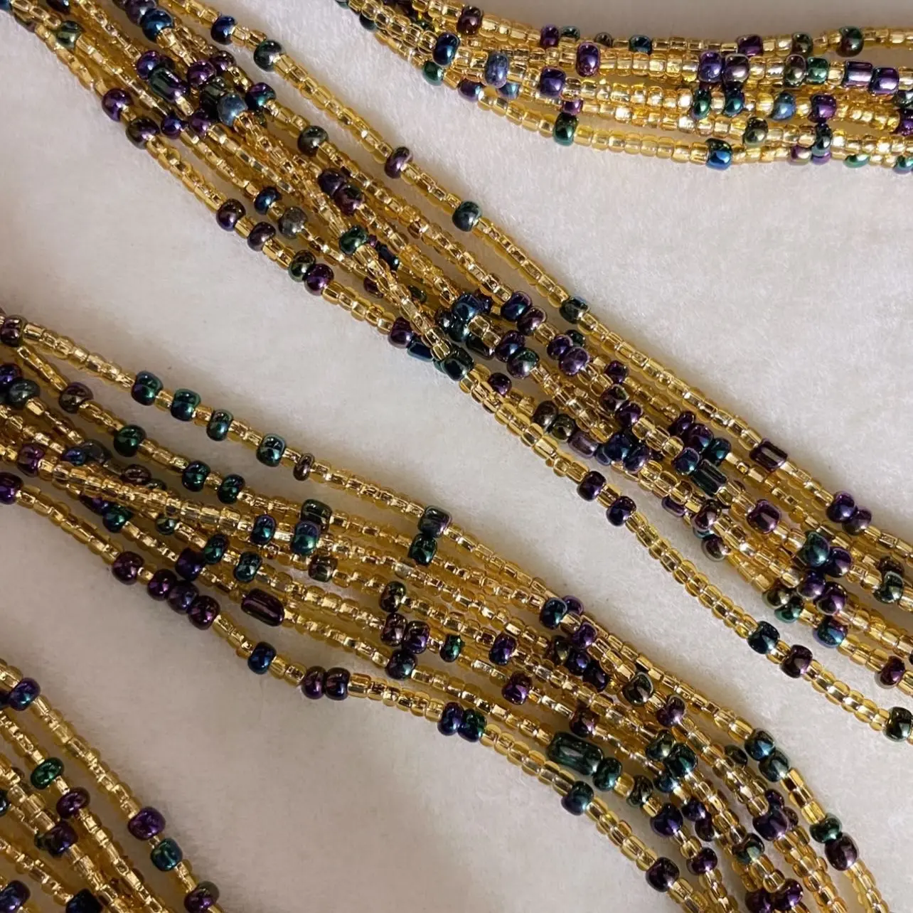 Kalypso Handcrafted Waist Bead -Tie On Strand