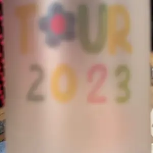 Sublimated Karol G glass can