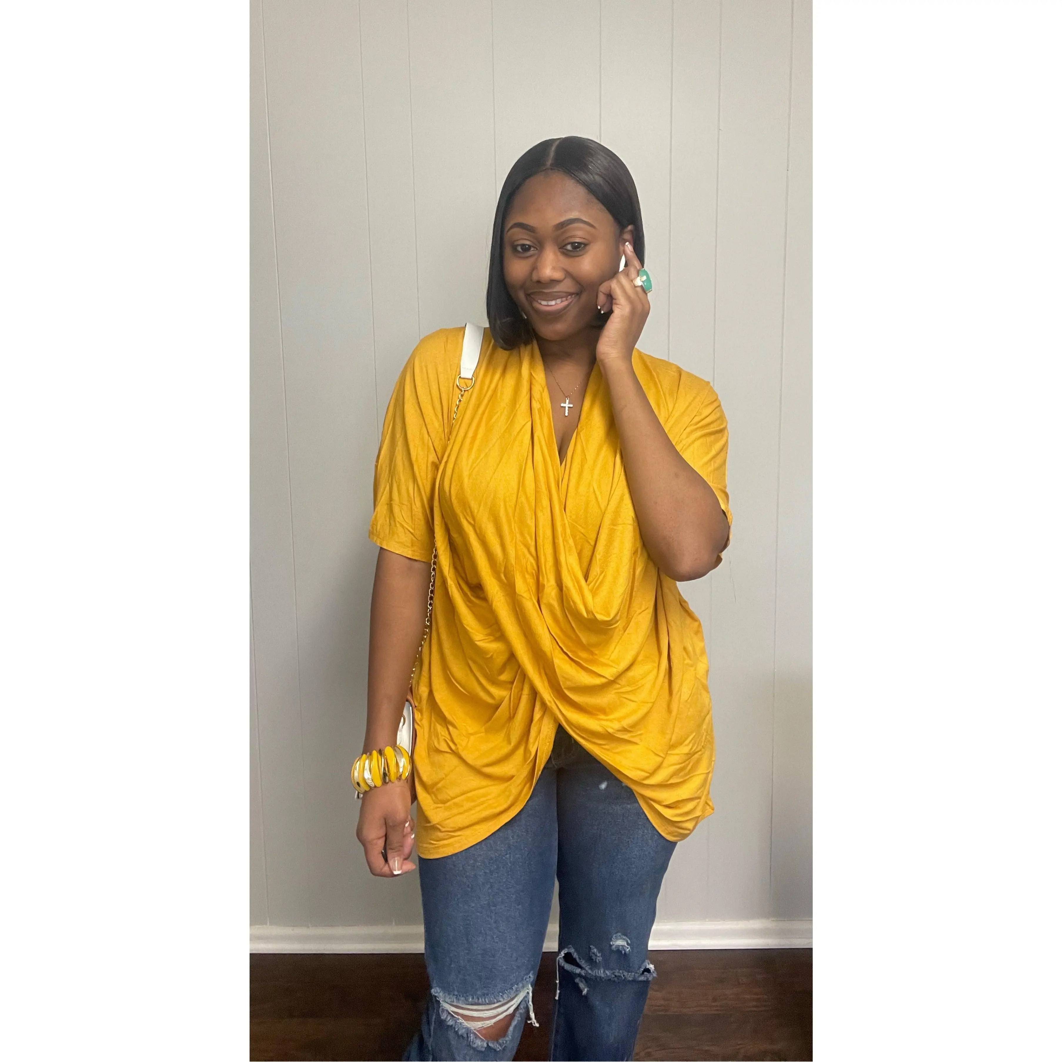 Twisted Top (Mustard)
