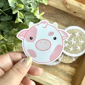 Strawberry Cow Sticker