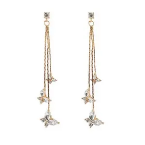 Butterfly Long Dangle Drop Earrings for Women