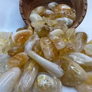 Tumbled Citrine Crystal Gemstone